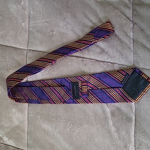 Duchamp men's silk tie - Picture 2 of 4